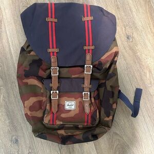 Herschel Supply Company Camo and Navy Backpack